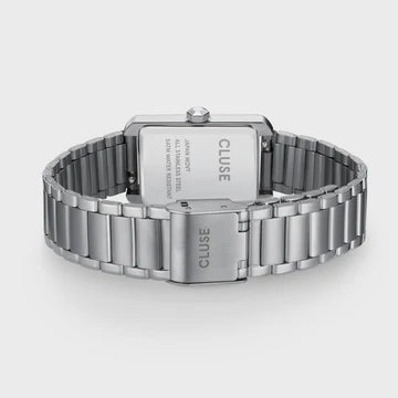 Cluse Belisenna Watch Steel, White, Silver Colour