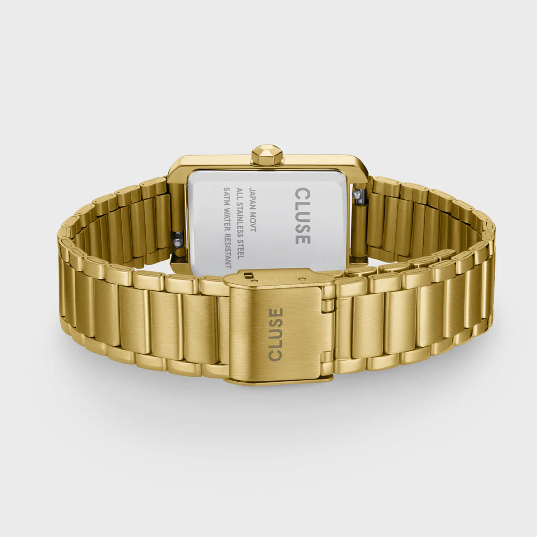 Cluse Belisenna Watch Steel, Olive, Gold Colour