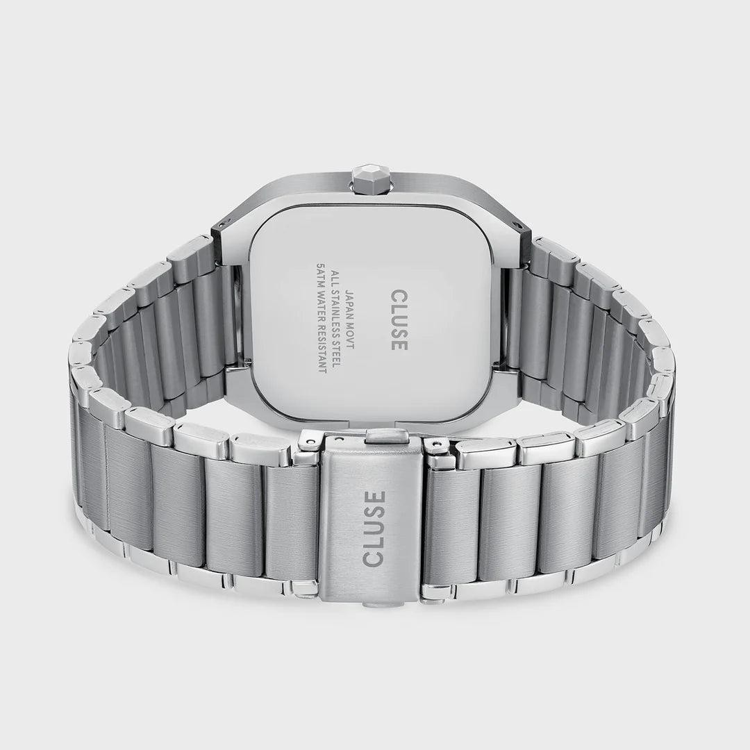 Quadrus Multifunction Watch Steel, Green, Silver Colour