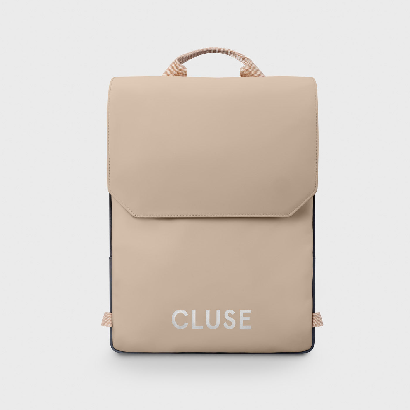 Cluse Le Réversible Backpack, Dark Blue Caramel, Silver Colour