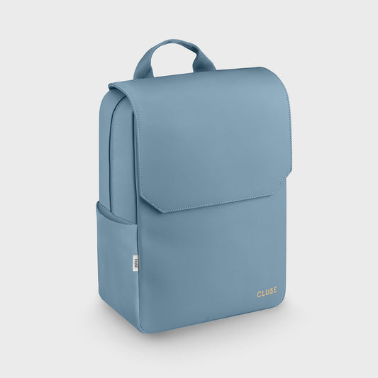 Cluse Nuitée 2.0 Backpack, Steel Blue, Gold Colour