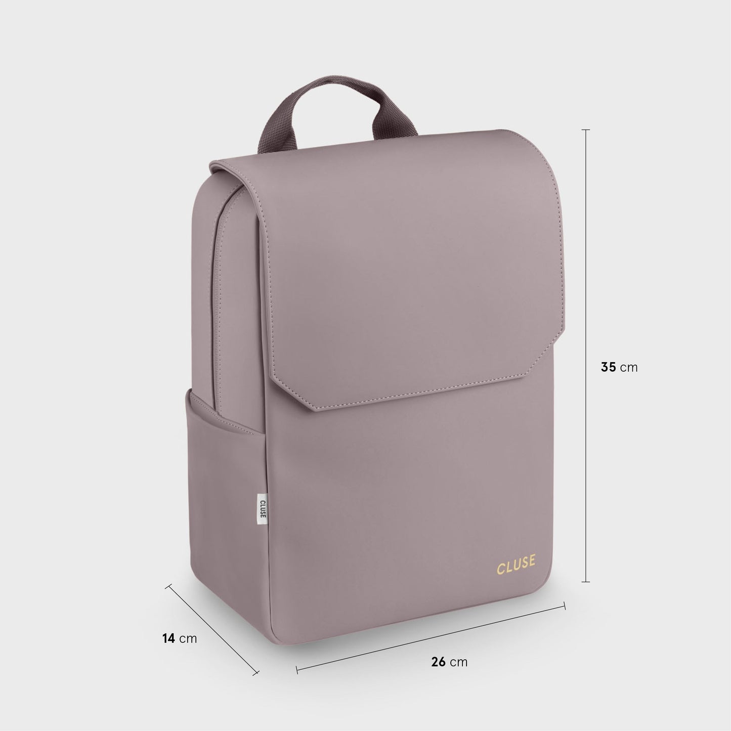 Clusee Nuitée 2.0 Backpack, Grape, Gold Colour
