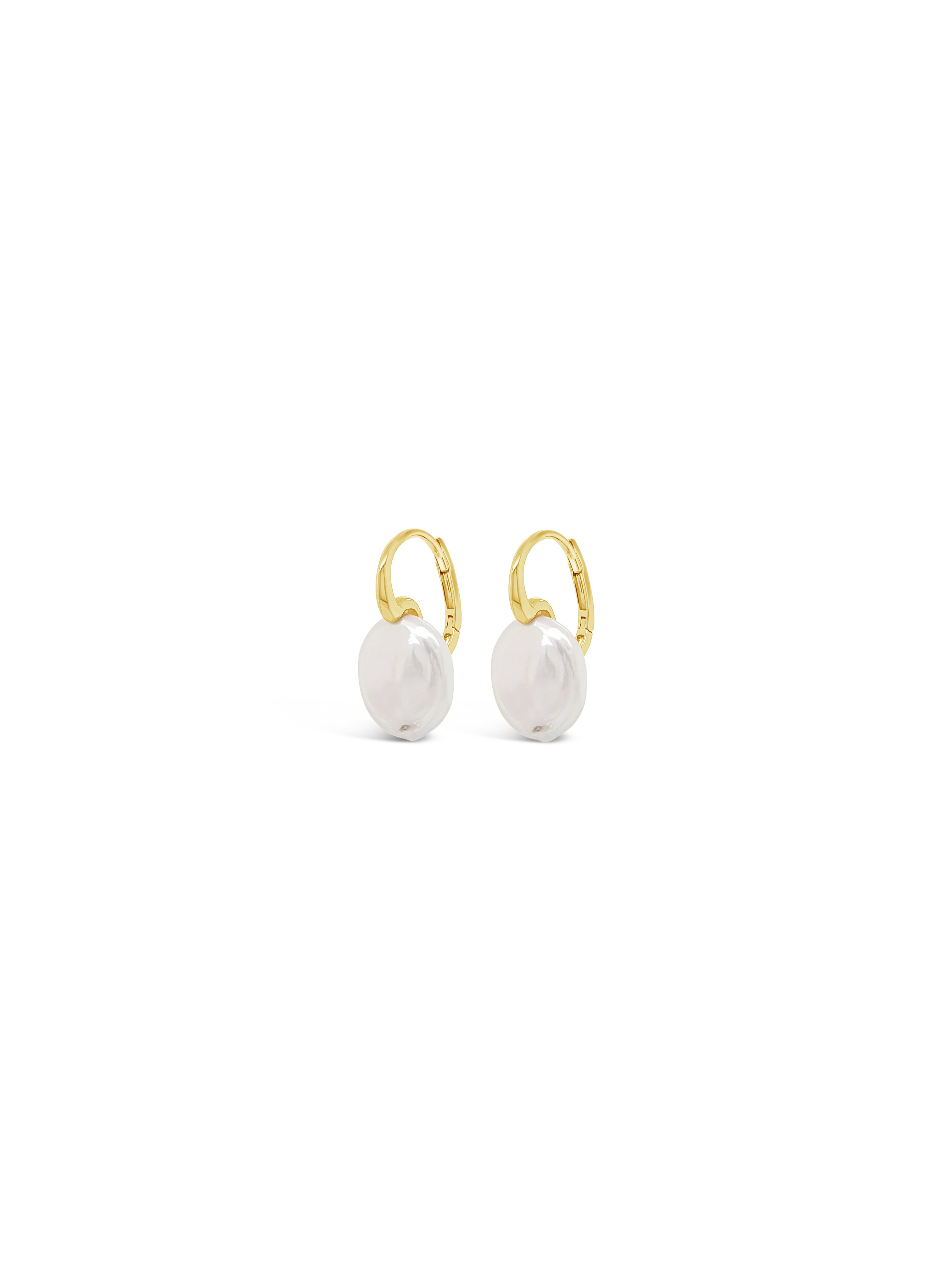 Absolute Gold Pearl Earrings