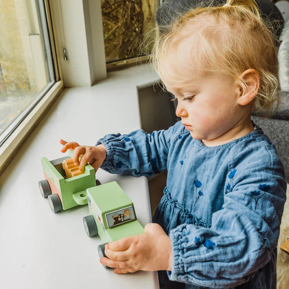 Farm 4x4 with Horse Box and Horse