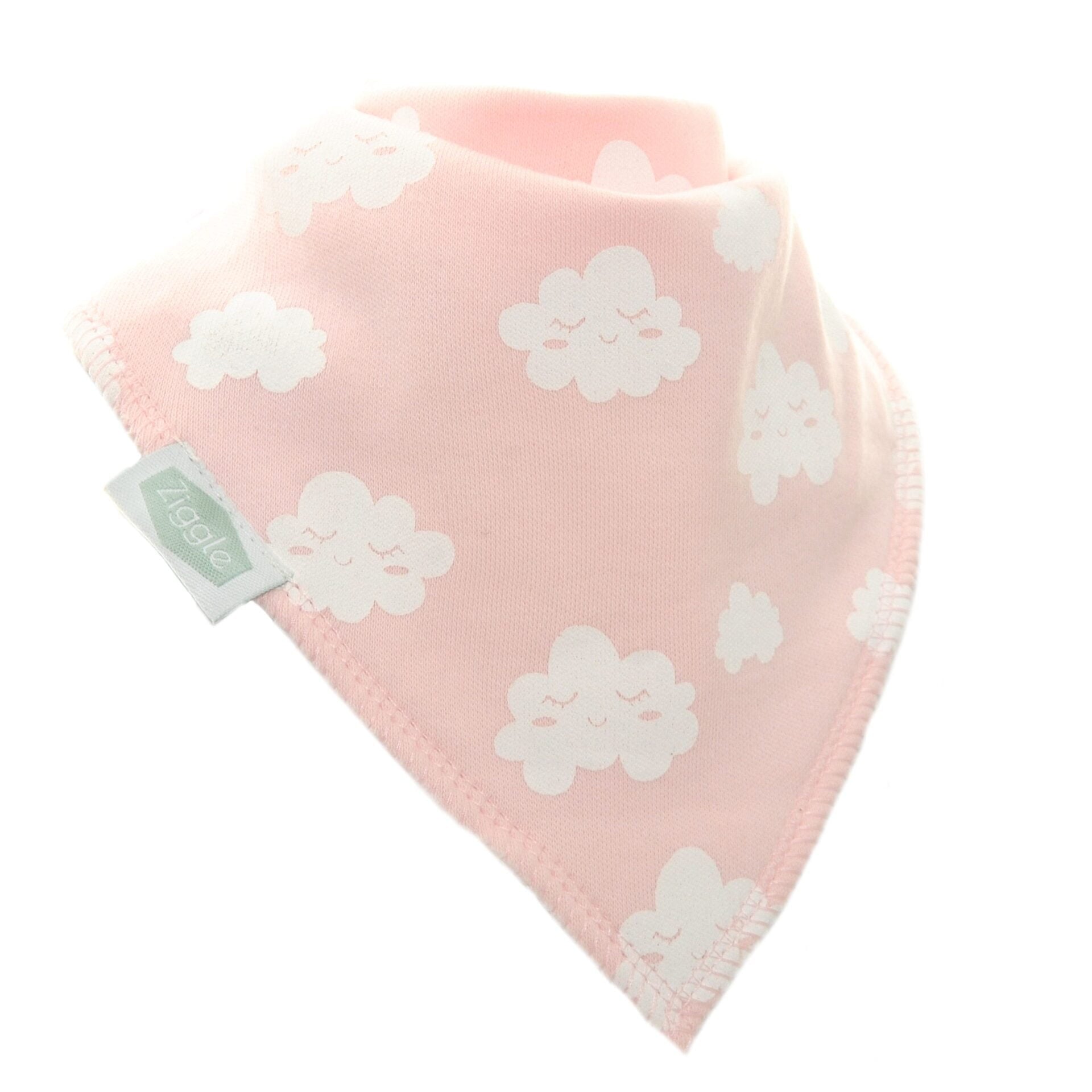 Ziggle Cuddly Pinks bib set