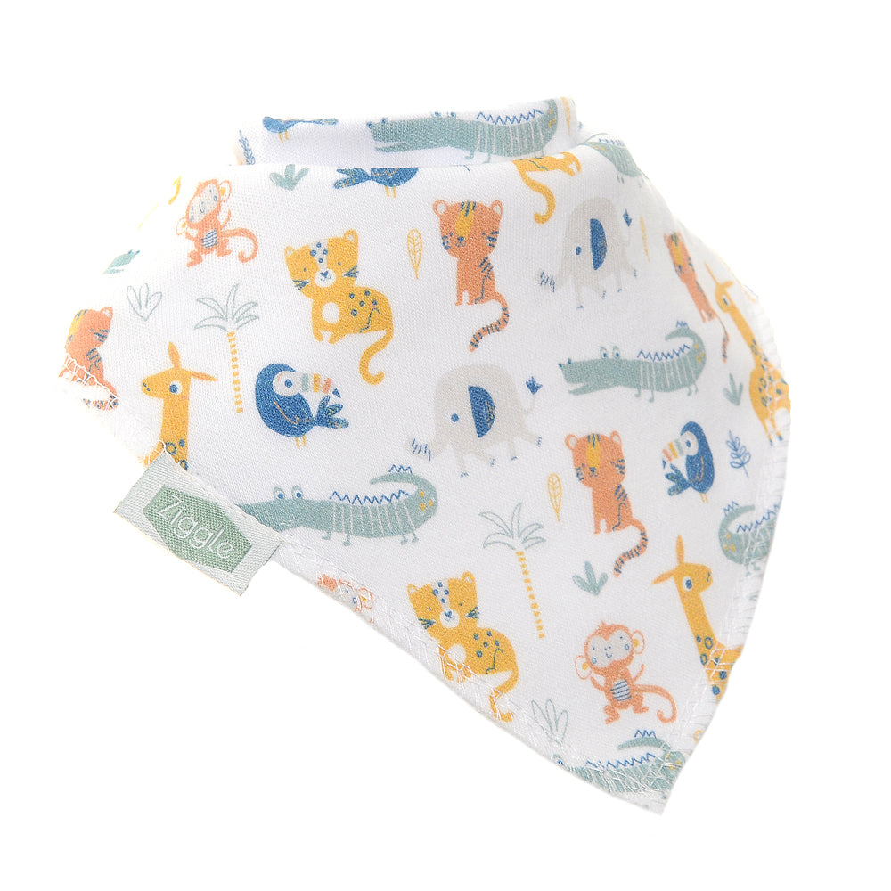 Ziggle Savanna Animals Bib Set