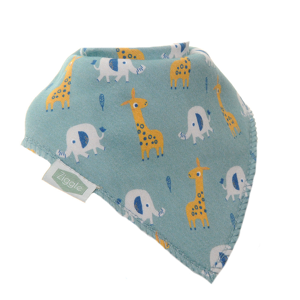 Ziggle Savanna Animals Bib Set