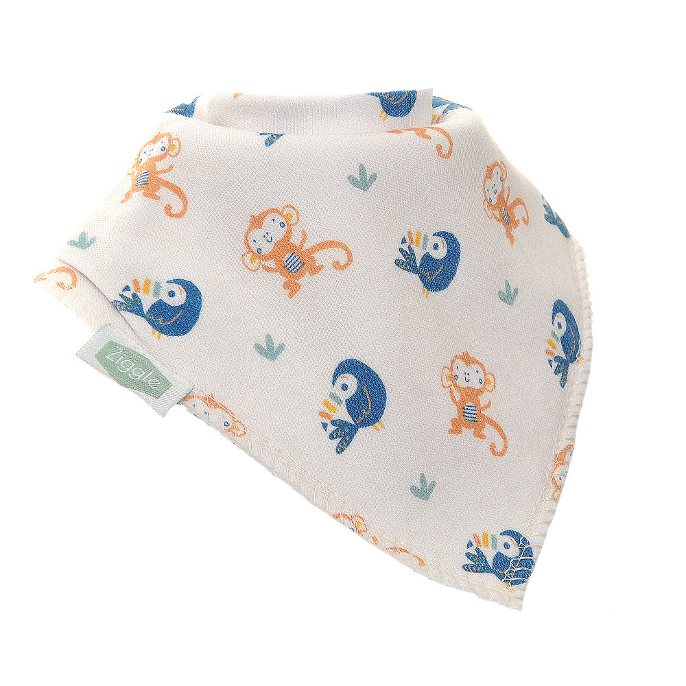 Ziggle Savanna Animals Bib Set