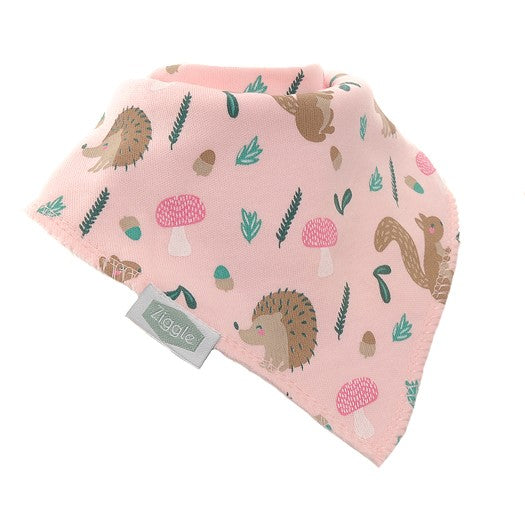 Ziggle Cuddly Pinks bib set