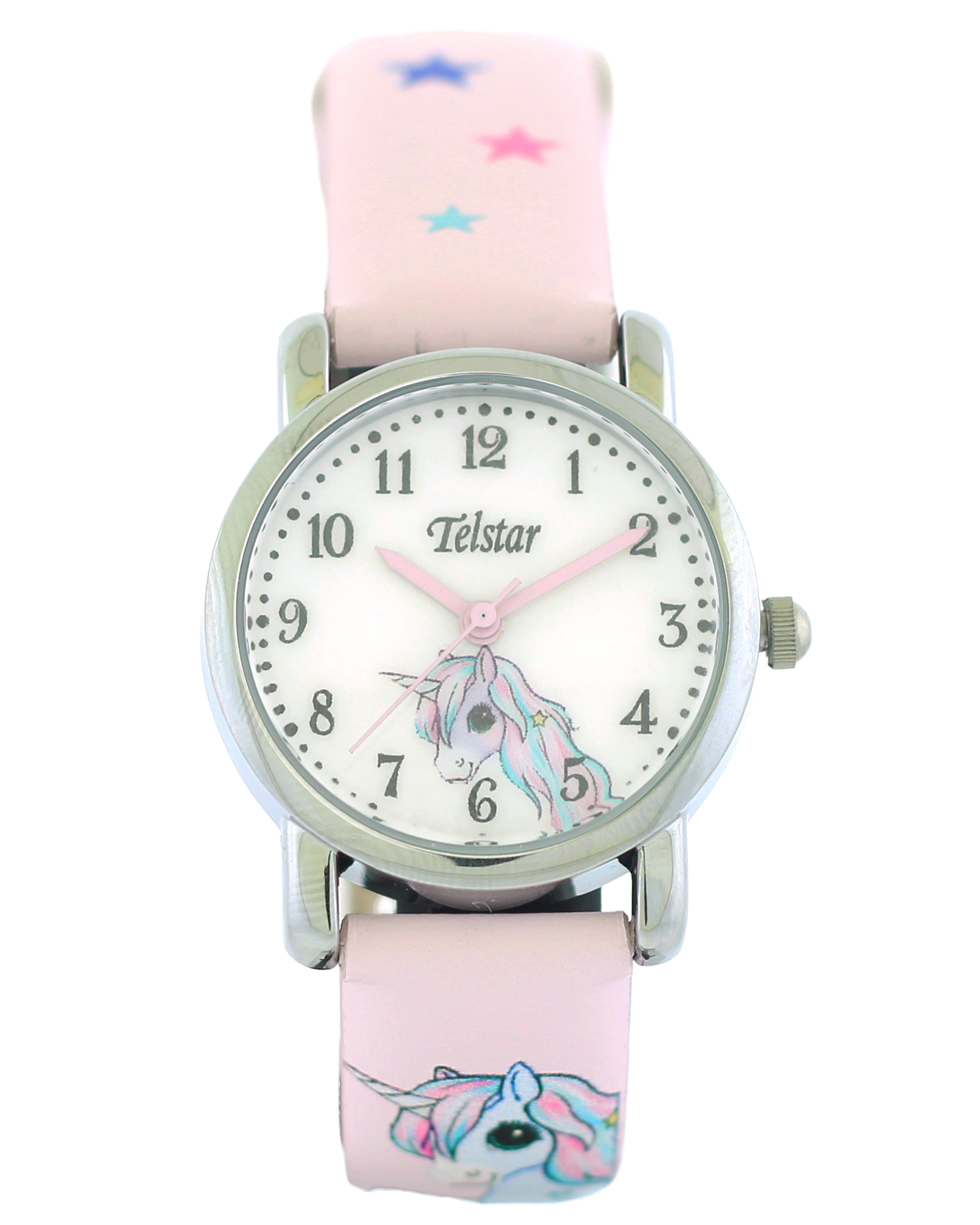 Telstar Girls Unicorn Watch Pink Strap