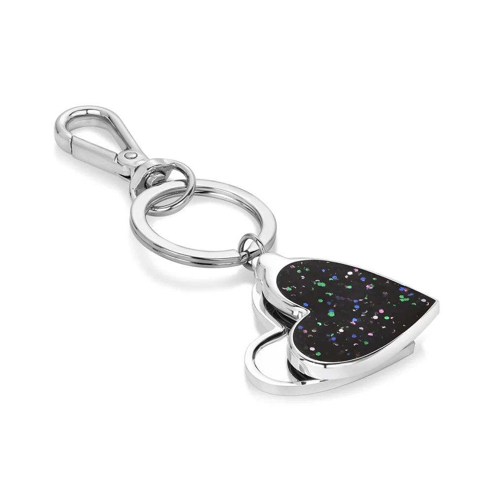 Newbridge Heart and Mirror Keyring
