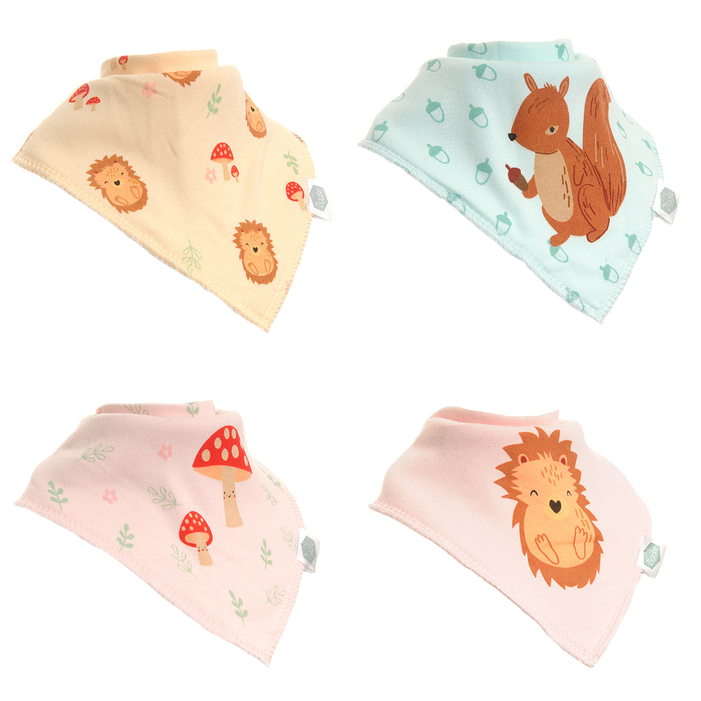 Ziggle Woodland bib set