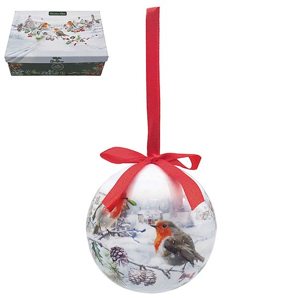 Macneil Xmas Robins Baubles Set of 6