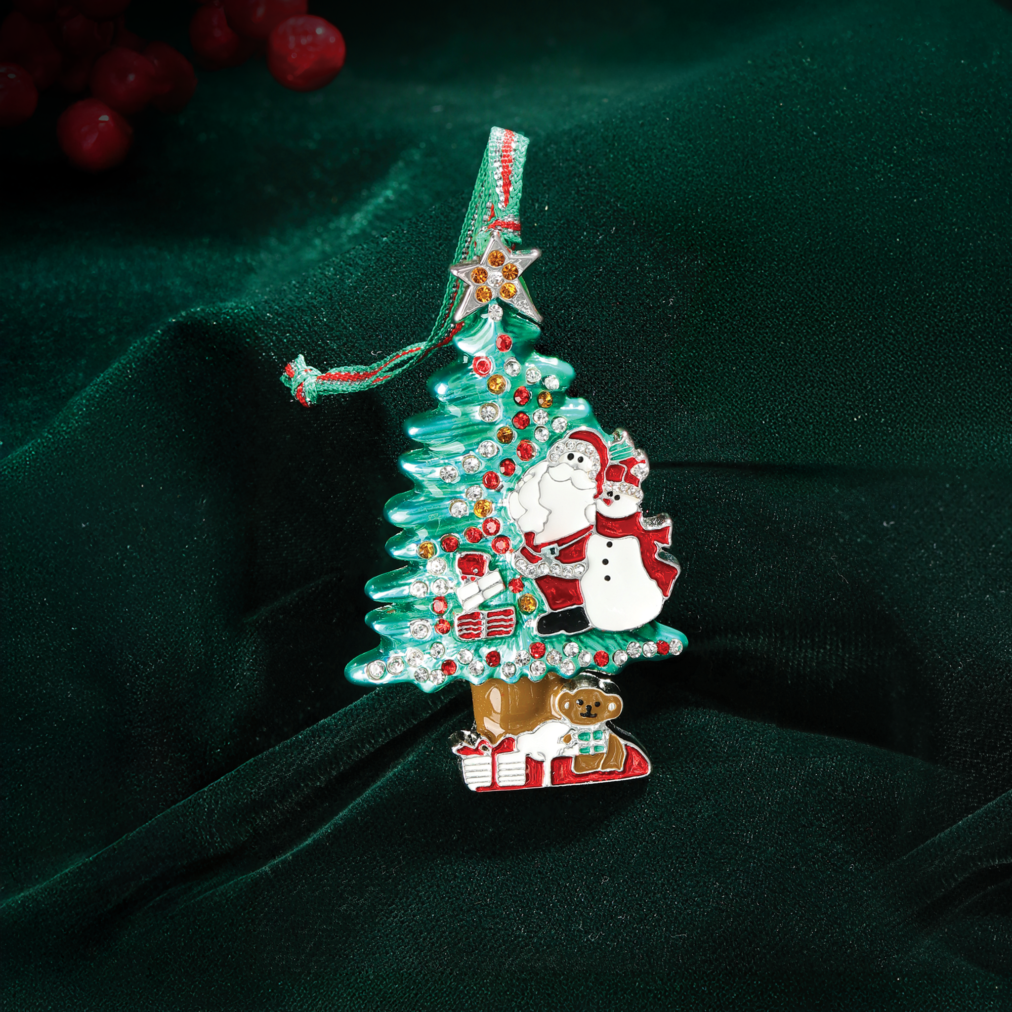 Newbridge Santa & Snowman Christmas Tree Decoration