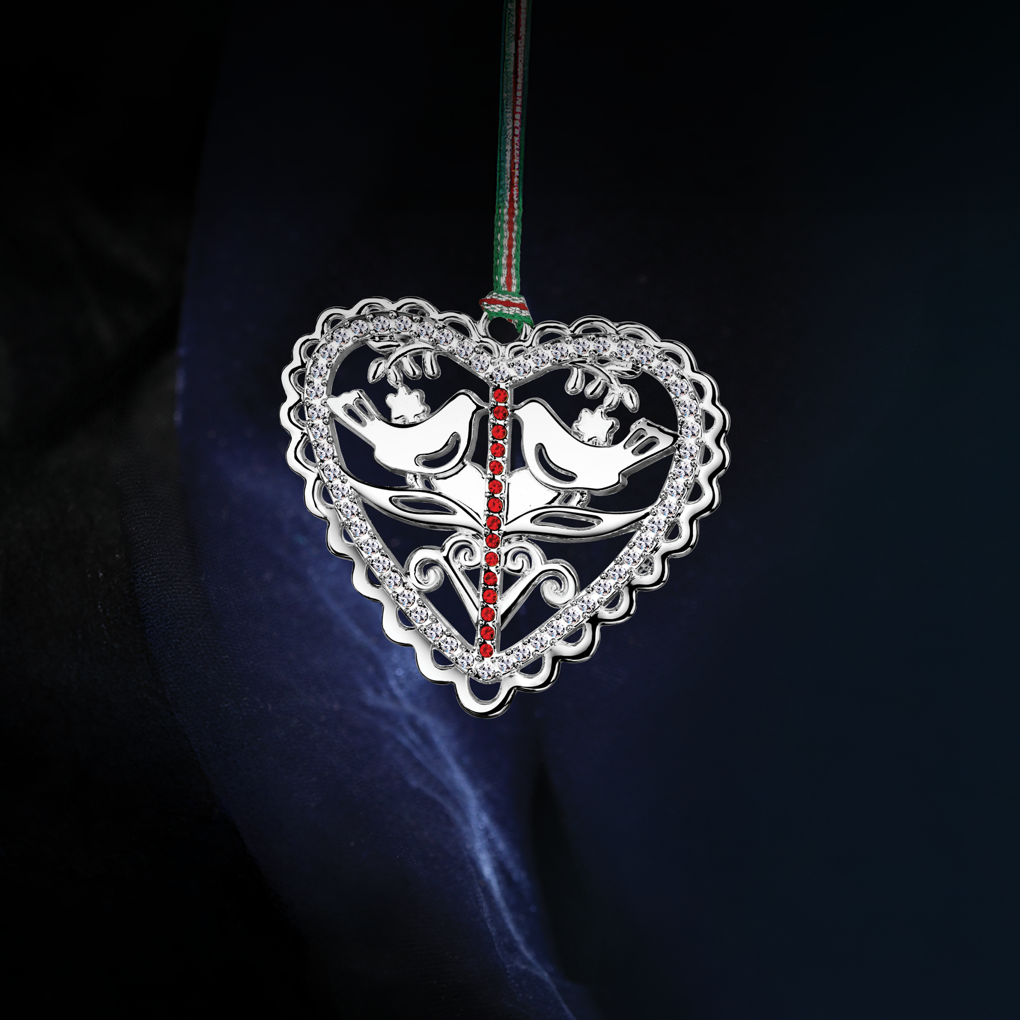 Newbridge Love Birds Christmas Tree Decoration