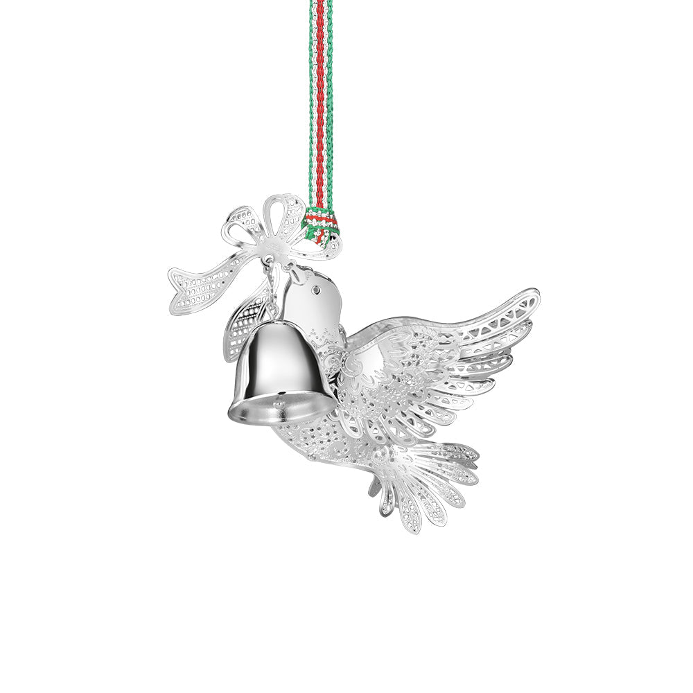 Newbridge Dove with Bell Christmas Tree Decoration