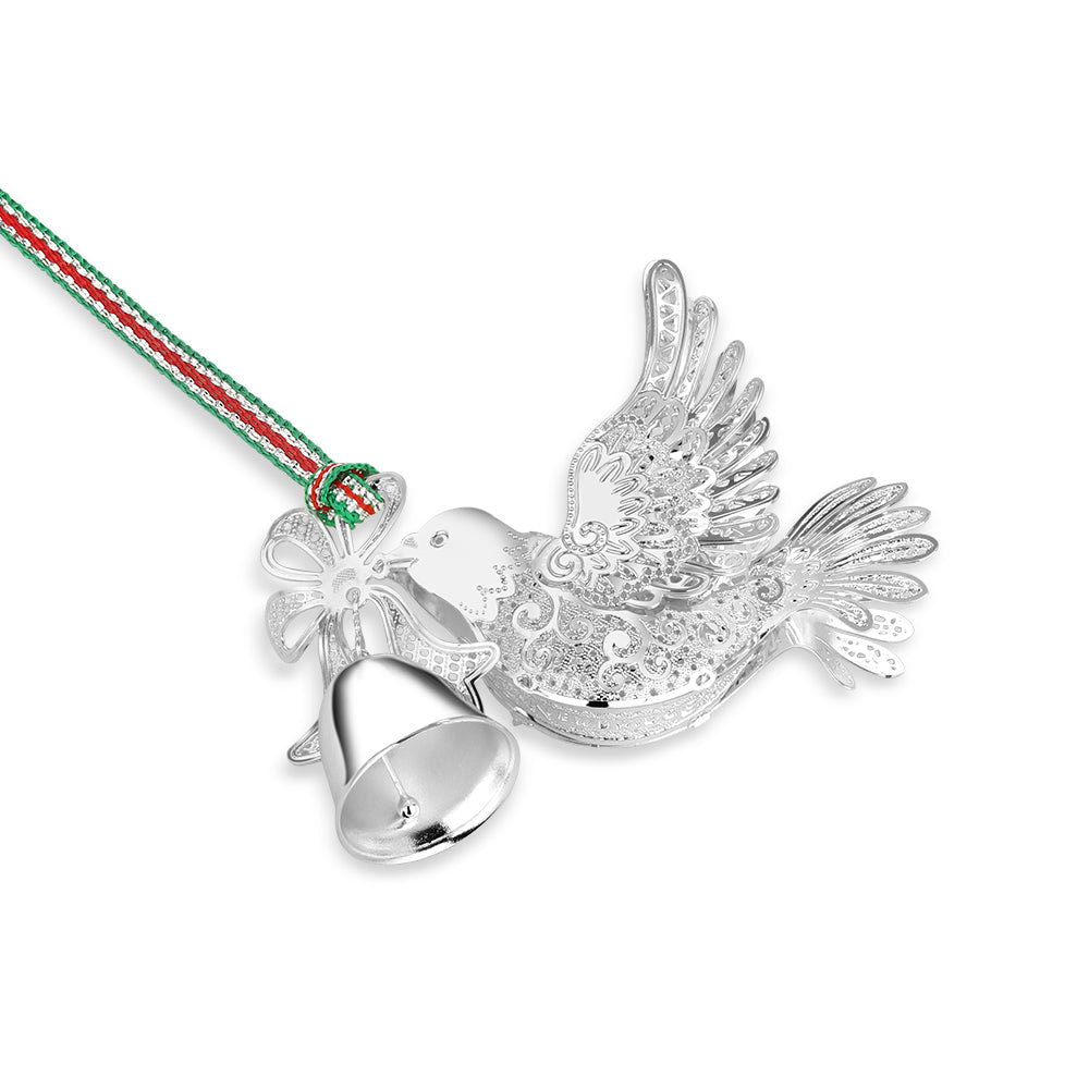 Newbridge Dove with Bell Christmas Tree Decoration