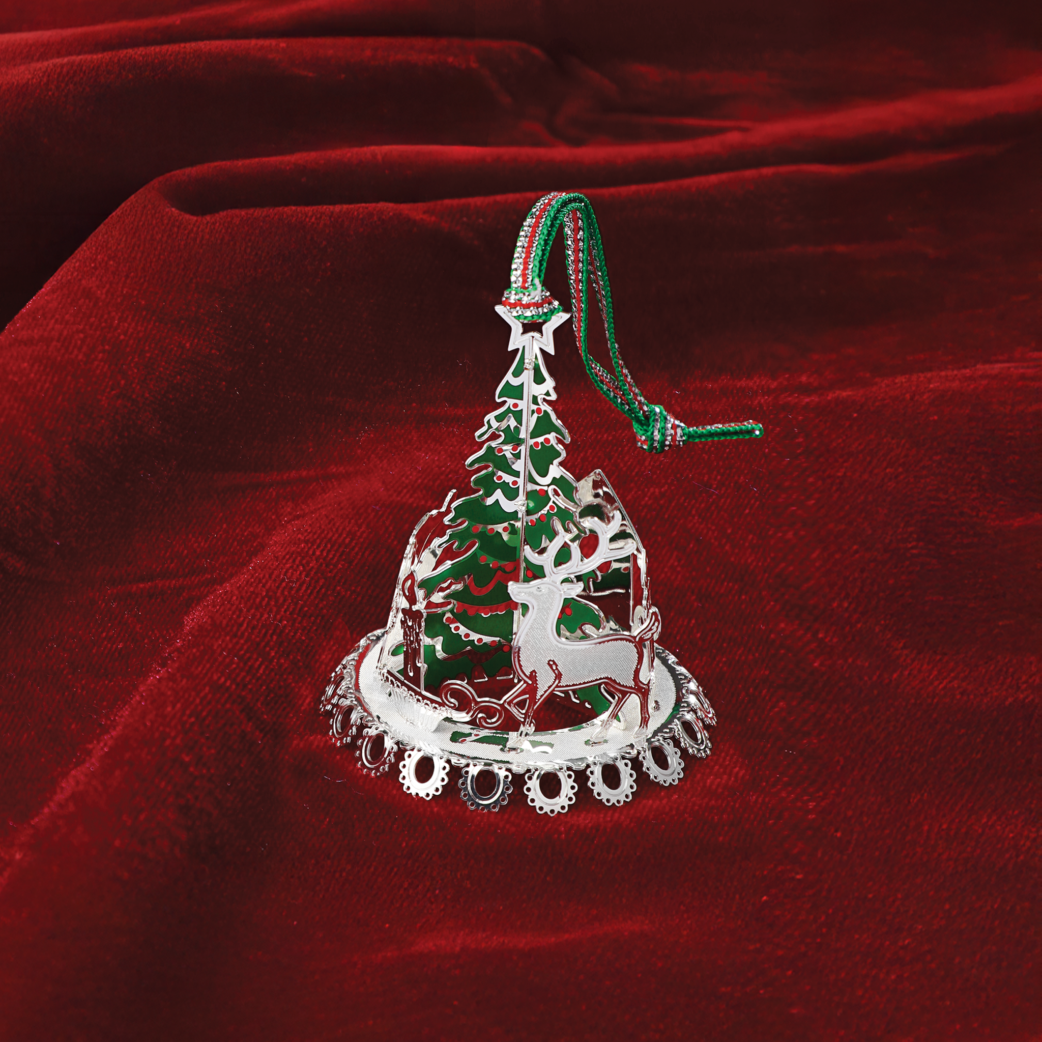 Newbridge Snowman Carousel Christmas Tree Decoration