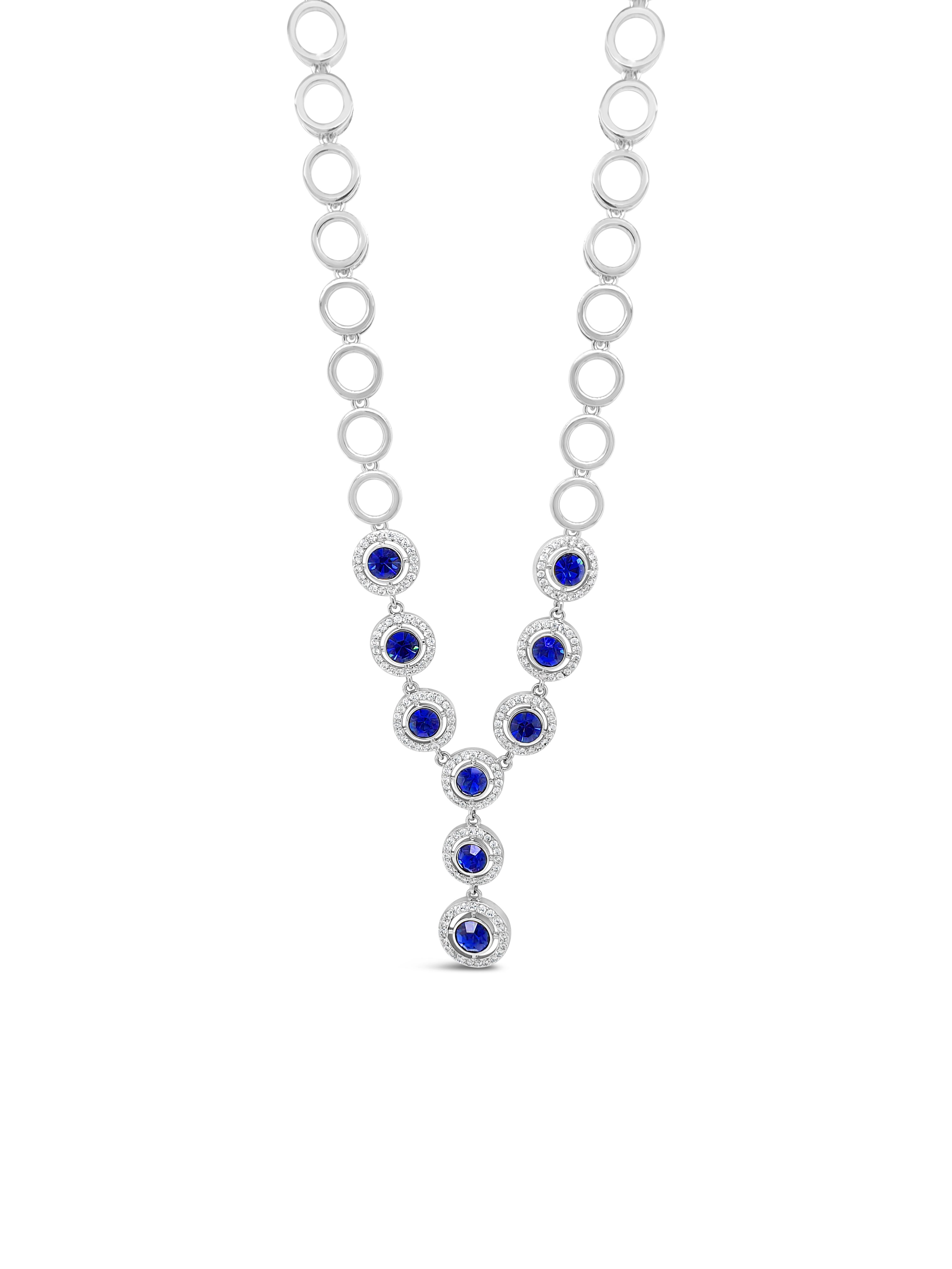 Absolute Silver and Midnight Blue Pendant