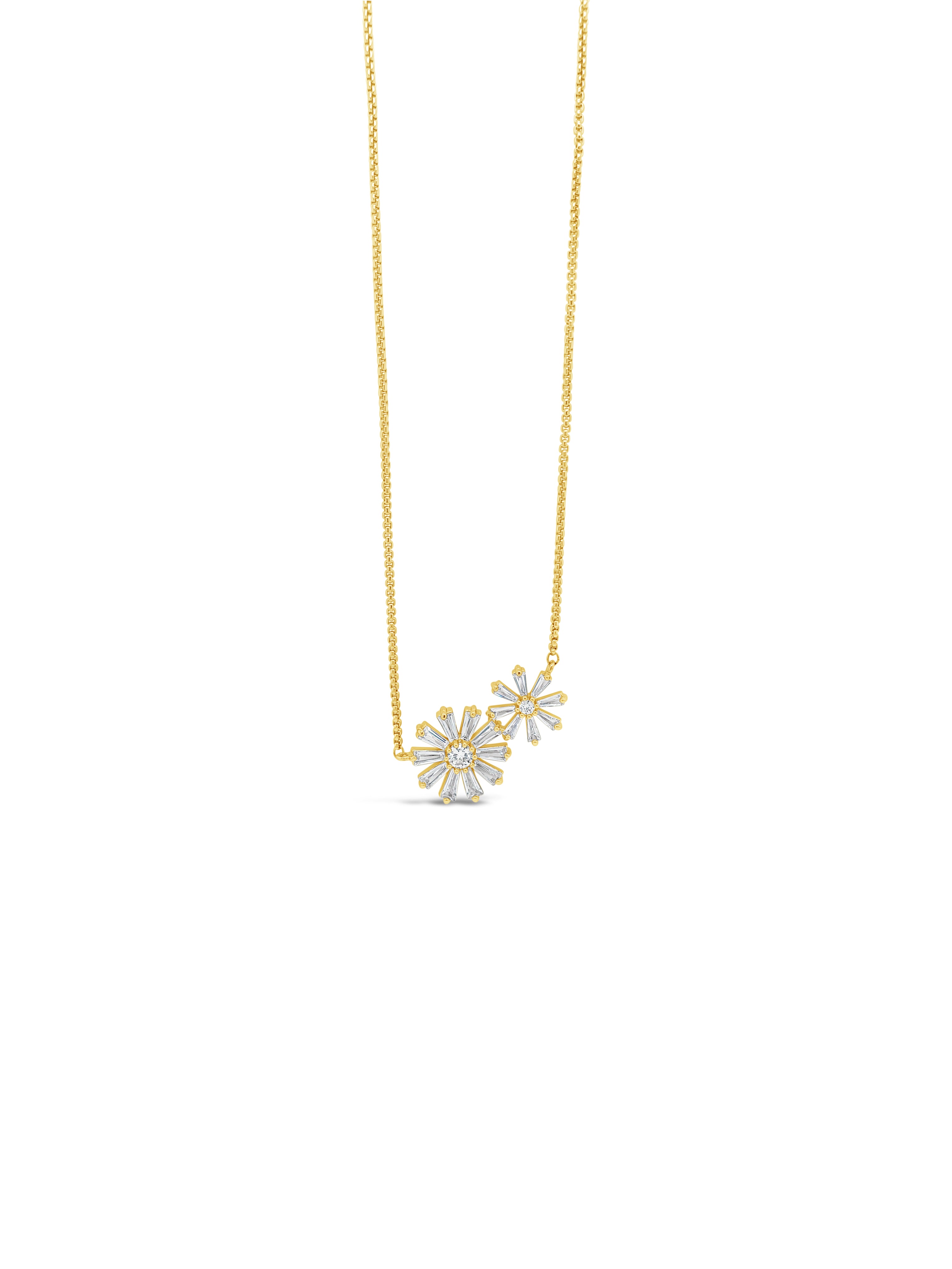 Absolute Gold Double Flower pendant