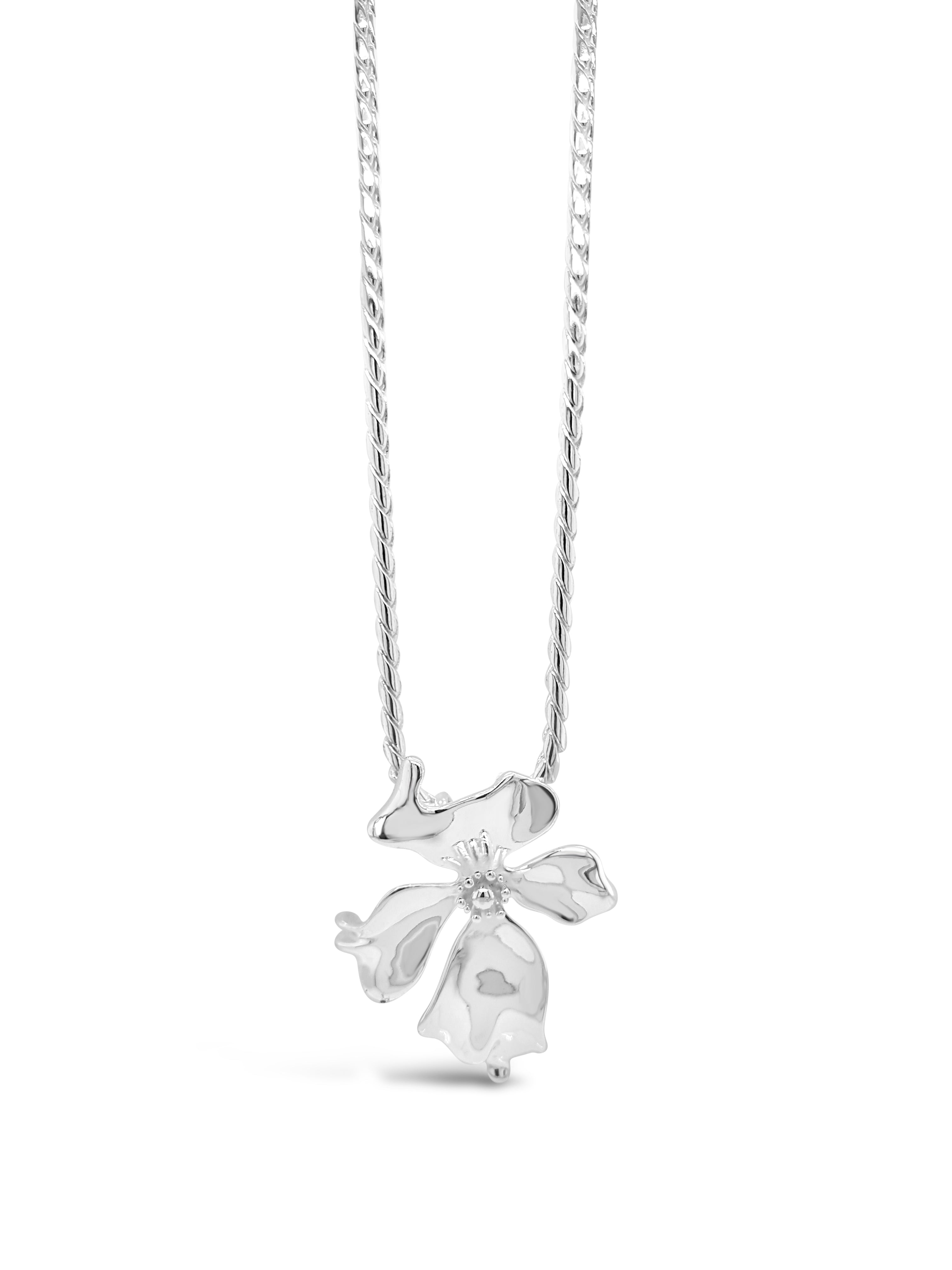 Absolute Silver Flower Pendant