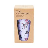 Lilac Blue Tits Thermal Coffee Cup