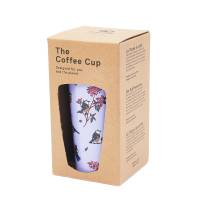 Lilac Blue Tits Thermal Coffee Cup