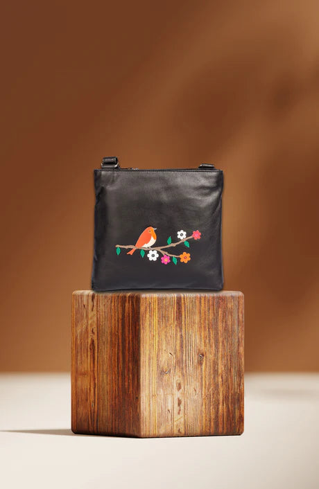 Robin Leather Cross Body Bag