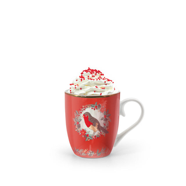 Single Christmas Mug - Christmas Robin