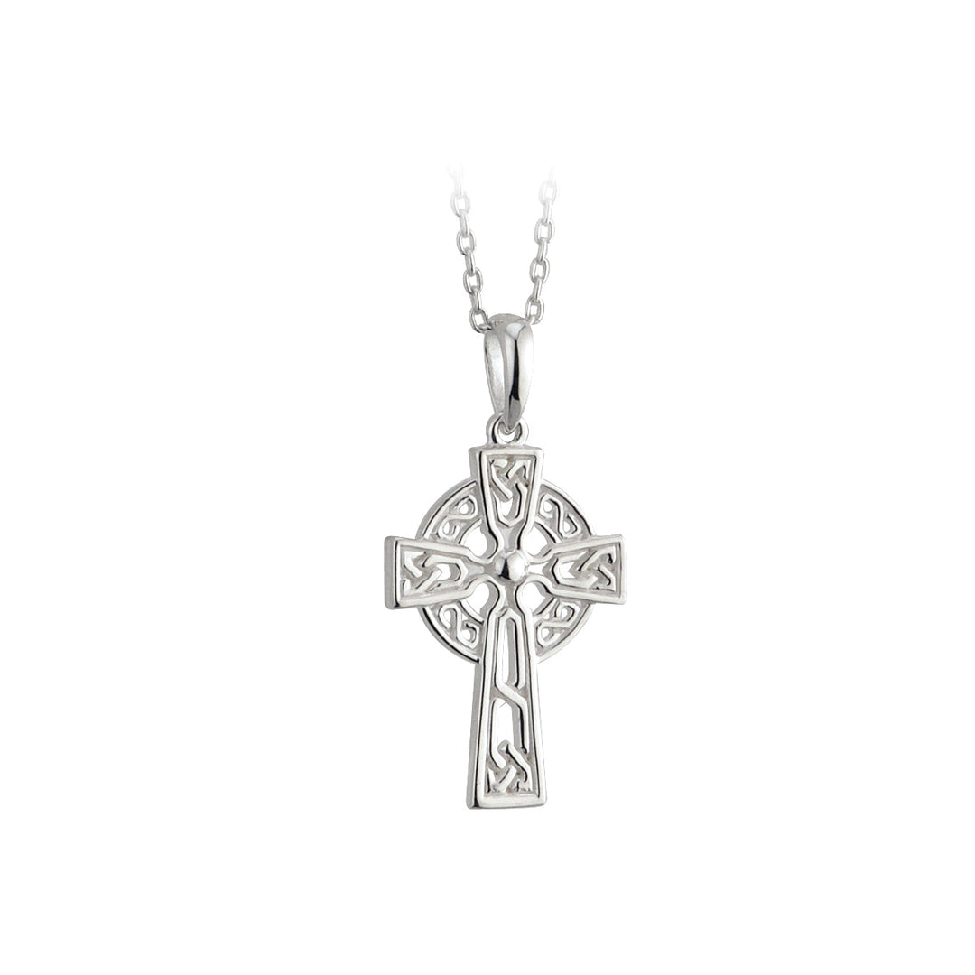 Sterling Silver Filagree Celtic Cross Pendant