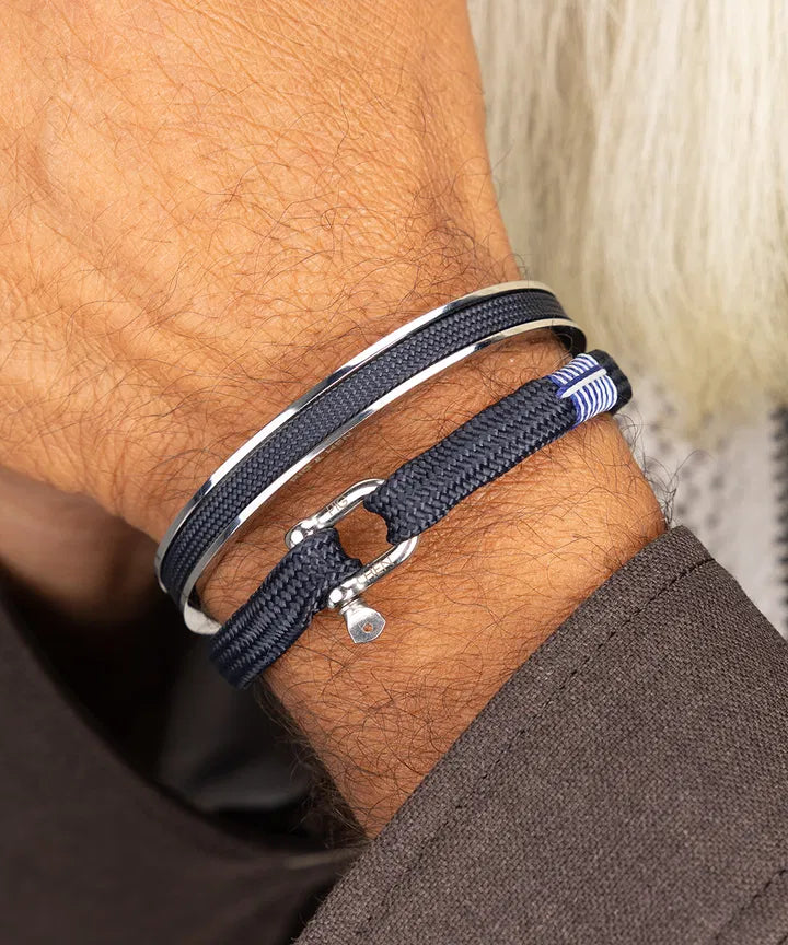 Pig And Hen Navarch 9mm Navy | Silver L 20CM
