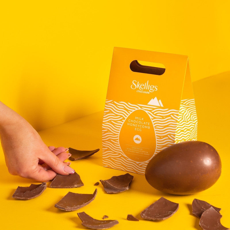 Skellig Chocolate Milk Chocolate Honeycomb Egg – 175g