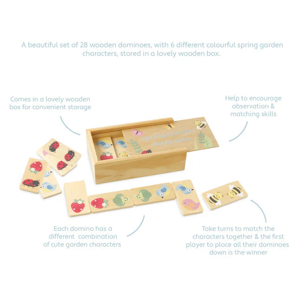 Spring Garden Dominoes