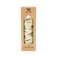 Green Wild Birds Thermal Bottle
