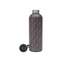 Black Ditsy Thermal Bottle