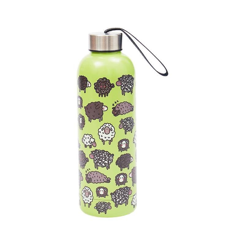 Green Cute Sheep Thermal Bottle