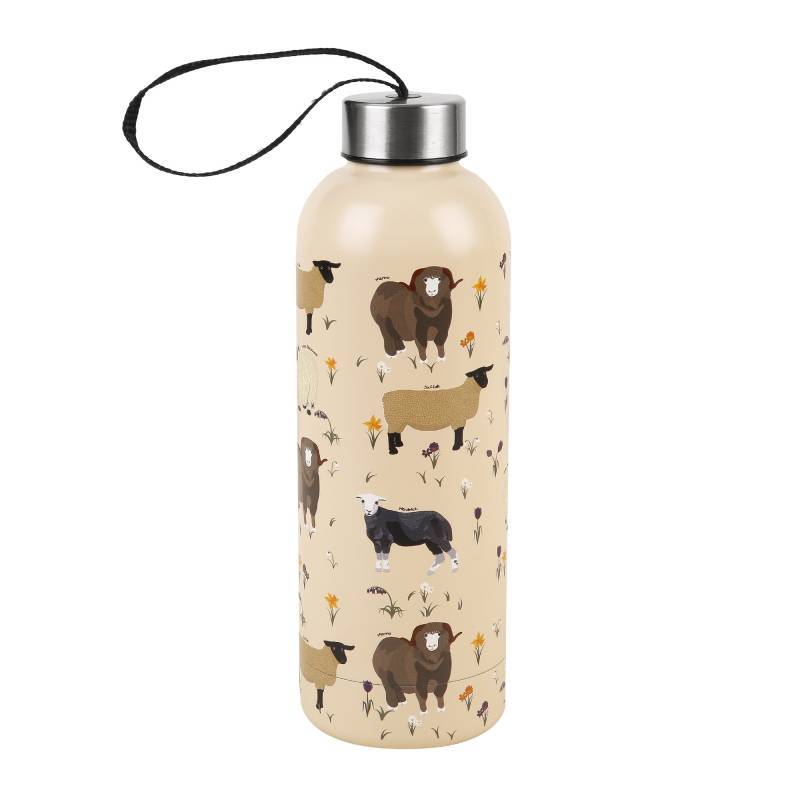 Beige Sheep Realism Thermal Bottle