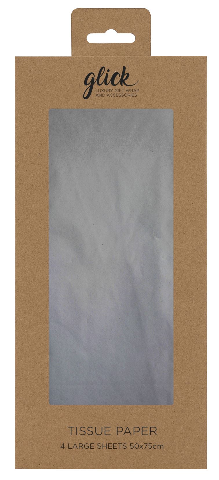 Silver Metallic Tissue Paper