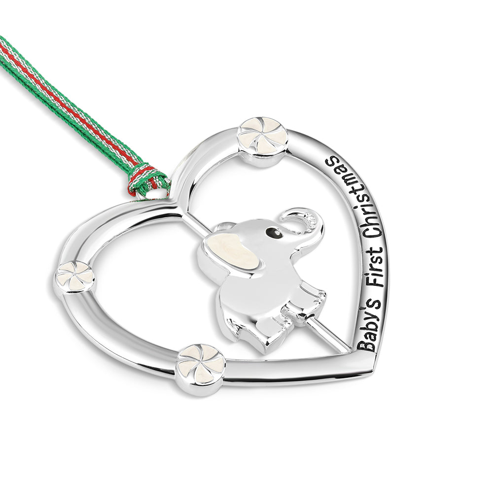 Newbridge Babys 1st Christmas Heart Tree Decoration