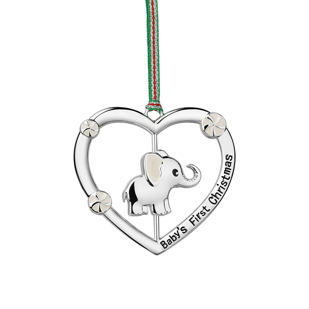 Newbridge Babys 1st Christmas Heart Tree Decoration