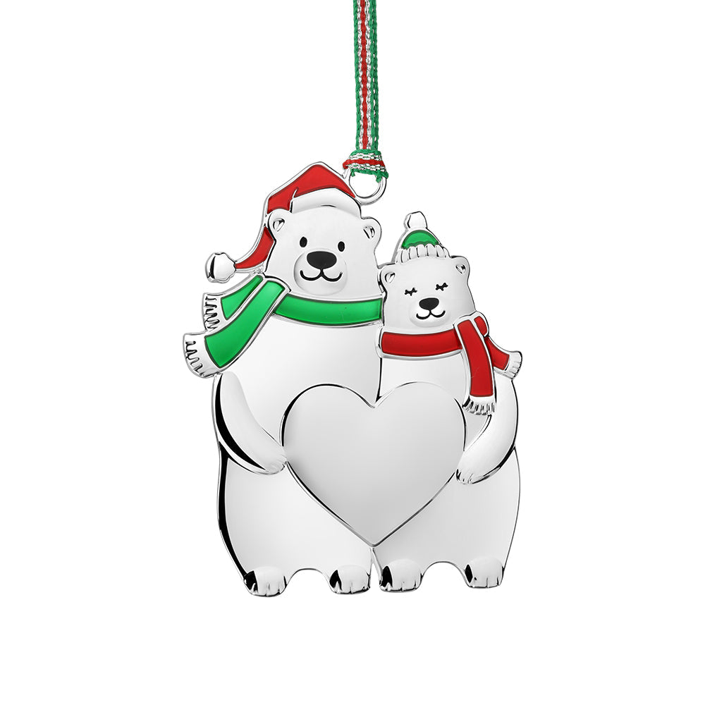 Newbridge Polar Bear Couple Christmas Tree Decoration