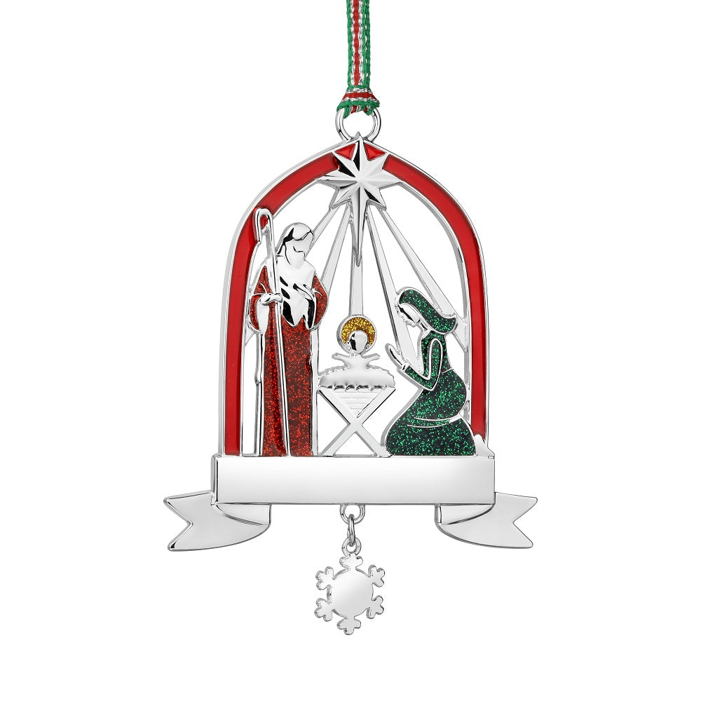 Newbridge Nativity with Star Christmas Tree Decoration