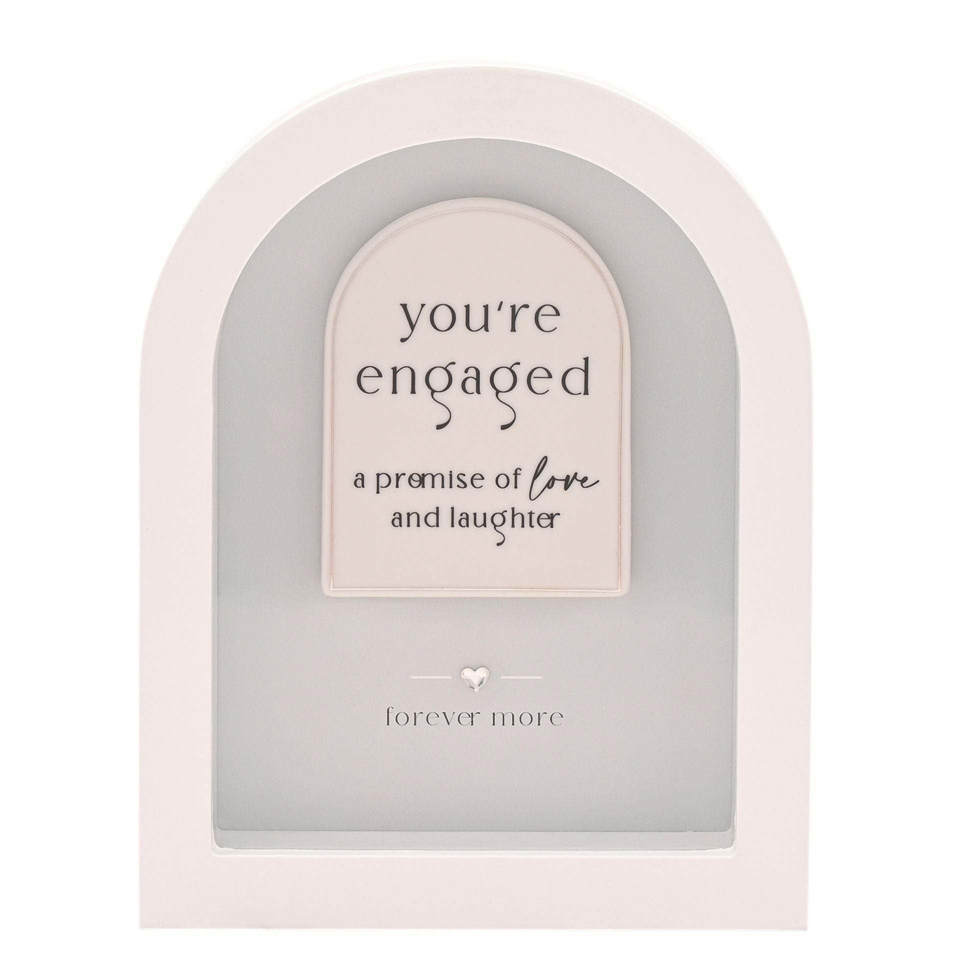 Amore Arch Plaque 18cm - Engaged