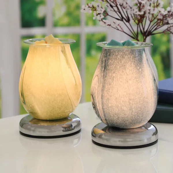 Electric Wax Melter Touch - Teal Swirl Oval