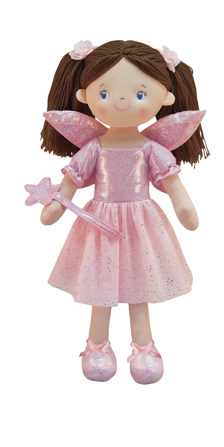 Large Pink Fairy Rag Doll