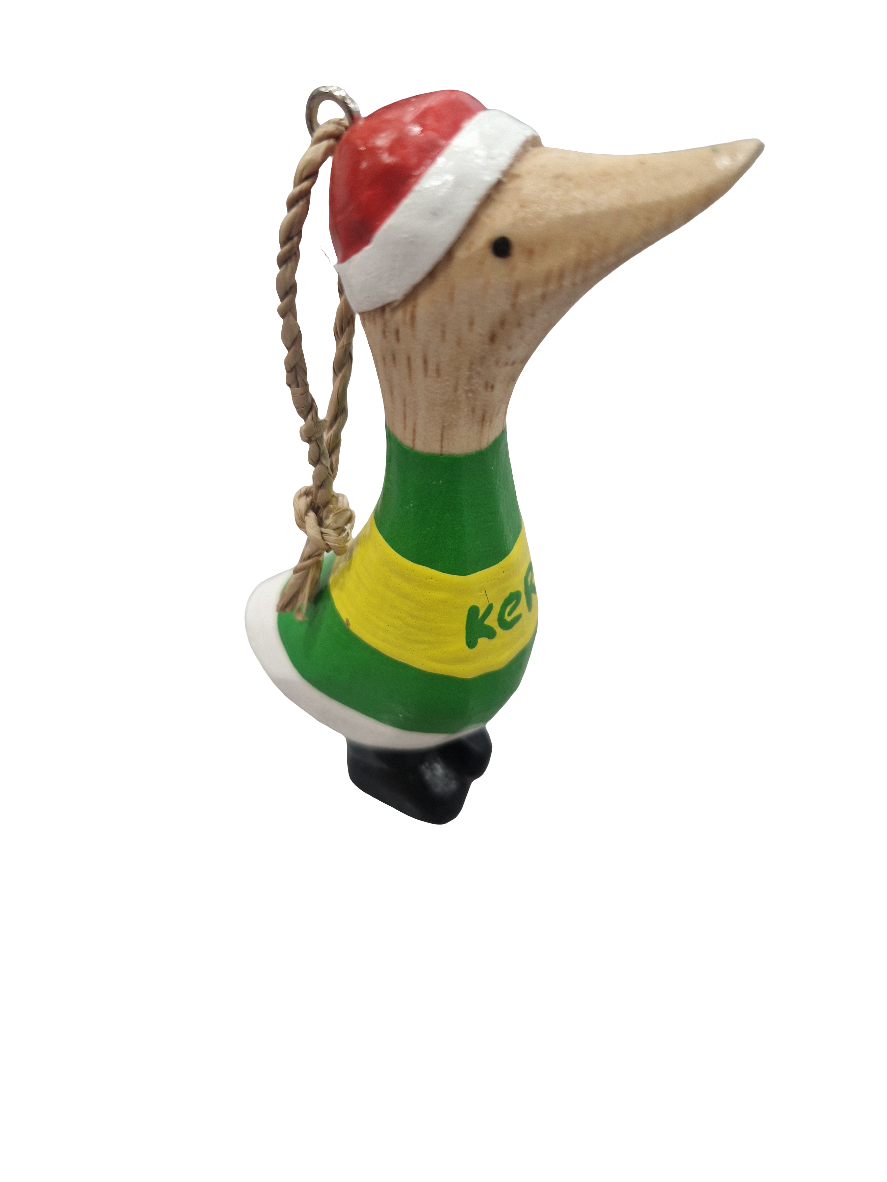 Kerry Ducks Christmas Decorations Set of 4