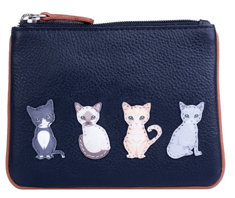 Best Friends Sitting Cats Coin & Card Purse RFID