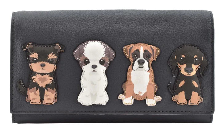 Best Friends Sitting Dogs Matinee Purse RFID