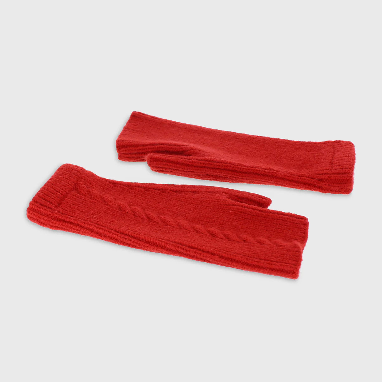Ruby Fingerless Gloves Red