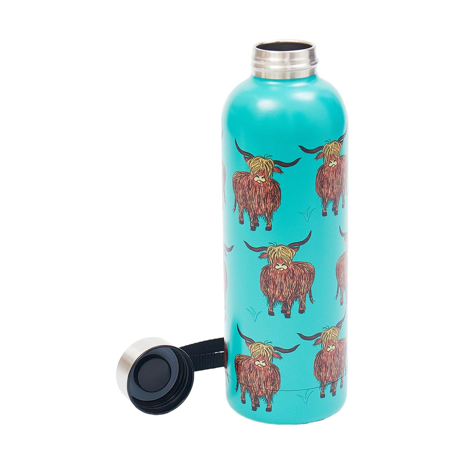 Eco Chic Thermal Bottle Highland Cow